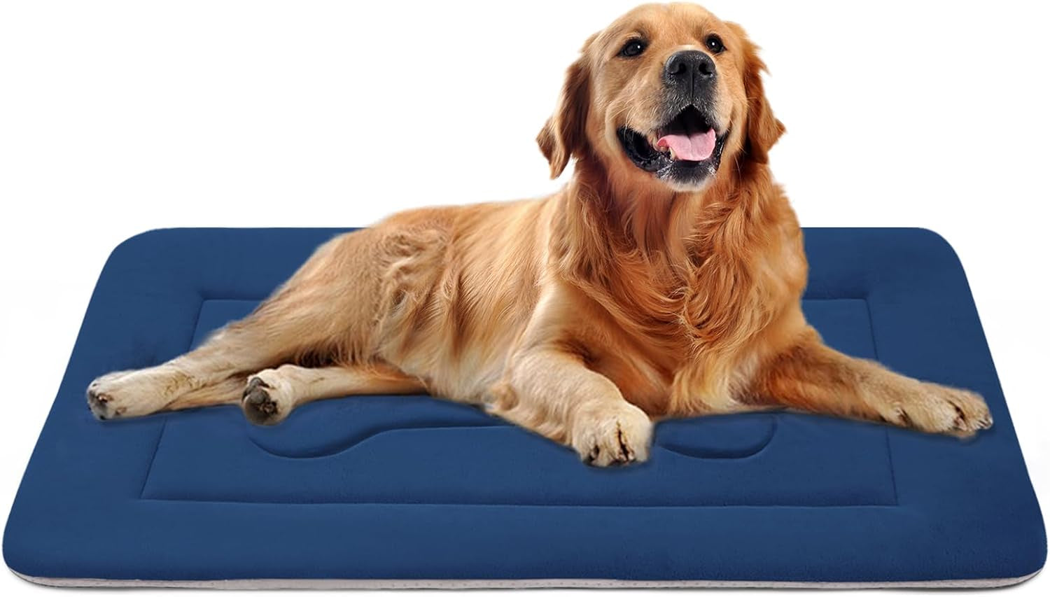 Large Non-Slip Washable Dog Bed Crate Mat 42" Soft Mattress Kennel Pad